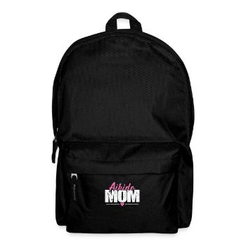 Aikido Mom Training Martial Arts - Backpack - black - Front