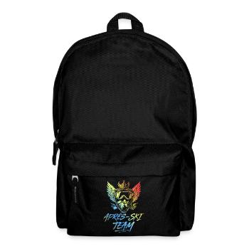 Apres Ski Team Bunt Party Spruch - Rucksack - Schwarz - Vorne