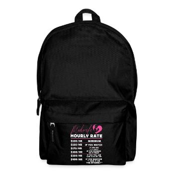 Nurse Midwife Birth Worker Midwife - Backpack - black - Front
