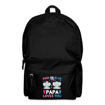 Pink Or Blue Daddy Loves You Sex - Backpack - black - Front