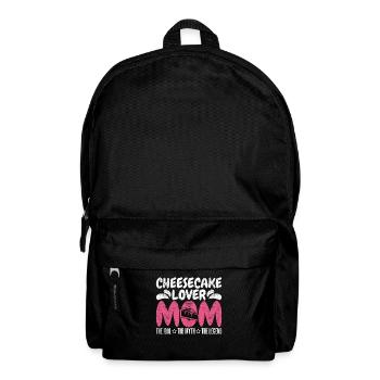 Cheesecake Lover Mom The Idol The Myth Cheesecakes - Rucksack - Schwarz - Vorne