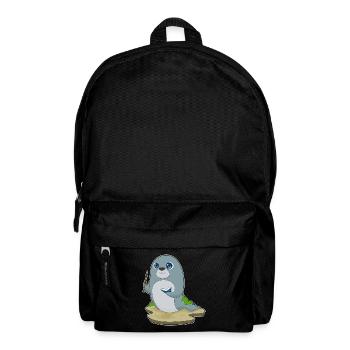 Seal Teacher Book School - Backpack - black - Front