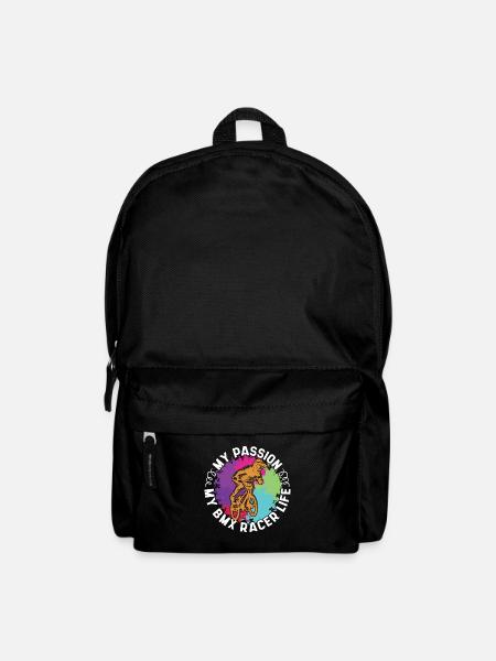 BMX Racer My Passion My BMX Racer Life Bike Racing - Rucksack - Schwarz