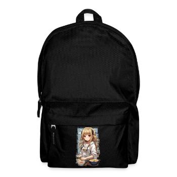 Anime Girl Ramen Love Manga Noodle Soup Design - Sac à dos - noir - Devant