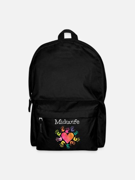 Nurse Midwife Birth Worker Heart - Rucksack - Schwarz
