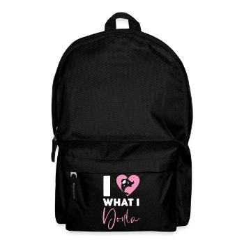 Doula accoucheuse coeur que j’aime - Sac à dos - noir - Devant