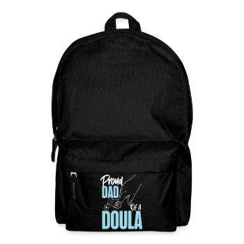 Doula Travailleuse à la naissance Papa Fier Papa - Sac à dos - noir - Devant