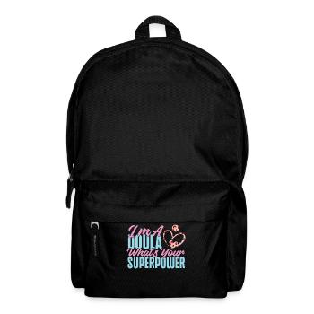 Doula accoucheuse Je suis une doula - Sac à dos - noir - Devant