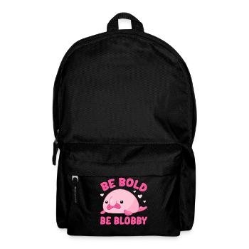 Funny Blobfish Sea Creature - Backpack - black - Front