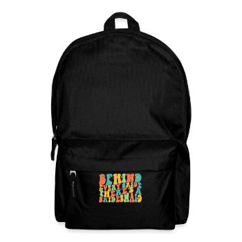 Honourmacht Brautjungfer Groovy Junggeselle - Rucksack - Schwarz - Vorne