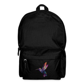 Hummingbird flowers - Rucksack - Schwarz - Vorne