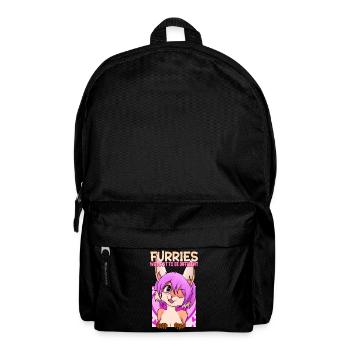 Furries we want to be different I Furries Fandom - Backpack - black - Front