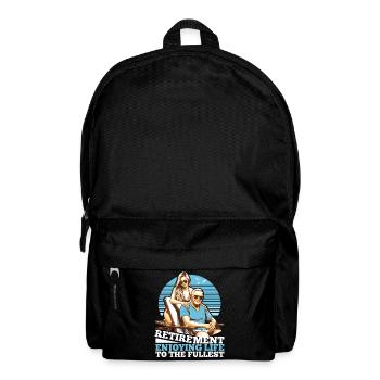 Retirement Life Enjoy Gift - Backpack - black - Front