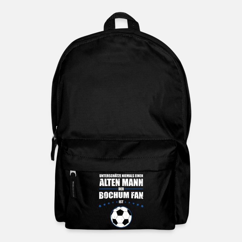 Alter Mann - Bochum Fan | Retro Vintage Design - Rucksack - Schwarz