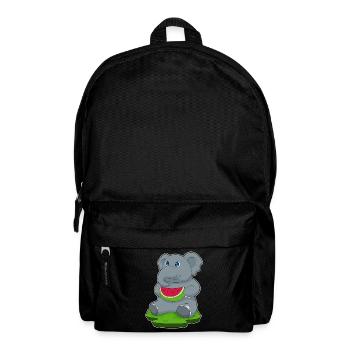 Elephant Watermelon - Backpack - black - Front