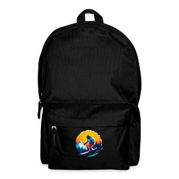 Équipe de ski Skieur École de ski Ski Équipe de ski - Sac à dos - noir - Devant