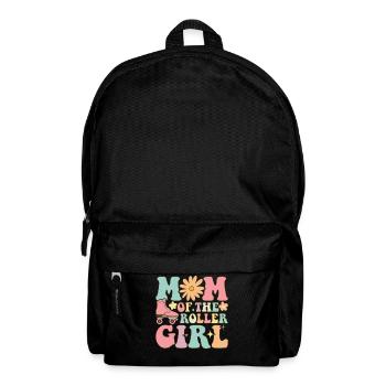 Roller Skating Girl Roller Mom - Backpack - black - Front