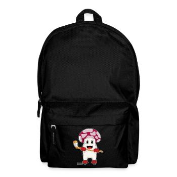Mushroom Ice Hockey Ice Hockey Stick - Backpack - black - Front