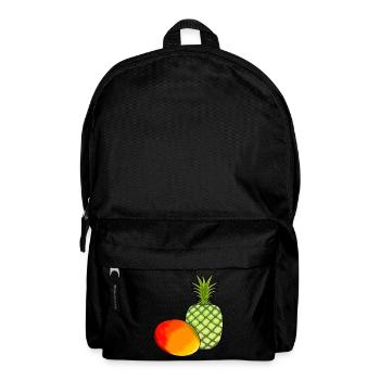 Mango, Fruit, Fruits, Pineapple, Vegetarian, Food - Backpack - black - Front