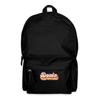 Doula Birth Worker Retro Vintage - Rucksack - Schwarz - Vorne