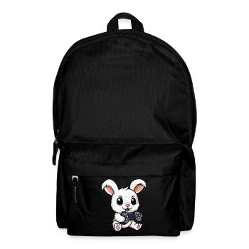 Mignon Lapin Joueur Drôle Lapin De Jeu - Sac à dos - noir - Devant