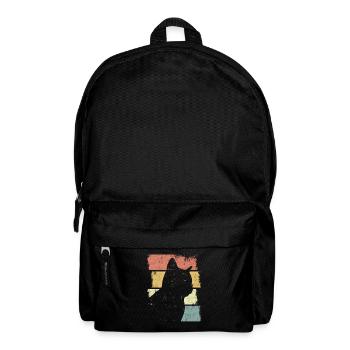 Croquis de chat - Sac à dos - noir - Devant