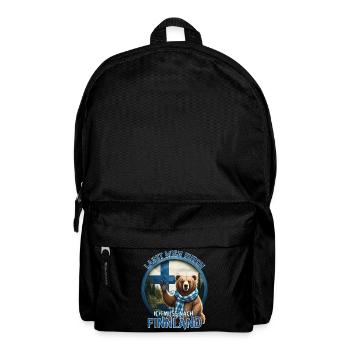 Finnland - Lasst mich Durch - Rucksack - Schwarz - Vorne