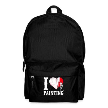 House Painter Decorator Heart I - Backpack - black - Front