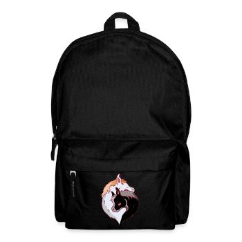 Pferde Pferd Ross Pony Stute Fohlen Reiterin Ross - Rucksack - Schwarz - Vorne