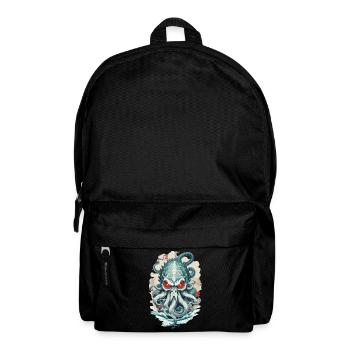 Yokai Tentacles Sea Monster Demon Vintage Japan - Backpack - black - Front