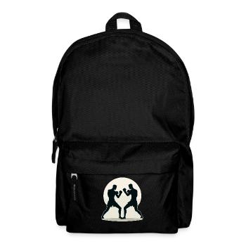 Muay Thai Fighter Design - Backpack - black - Front