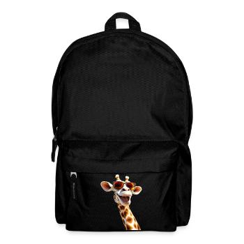 Giraffe Wildnis Safari Afrika Wilde Süße Giraffen - Rucksack - Schwarz - Vorne