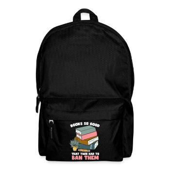 Banned Books Lovers Read Book Books - Backpack - black - Front