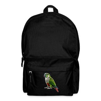 Green Cheeked Conure Drawing Conure Parrot - Backpack - black - Front