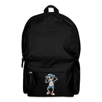 Drôle Squelette Crâne Danse Halloween - Sac à dos - noir - Devant