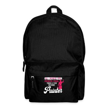 Peintre en bâtiment Décorateur Femme - Sac à dos - noir - Devant