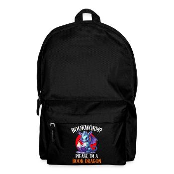 Dragons and Books Dragon Lover Bookish - Backpack - black - Front