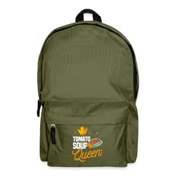 Tomatensuppe Königin - Rucksack - Olivgrün - Vorne