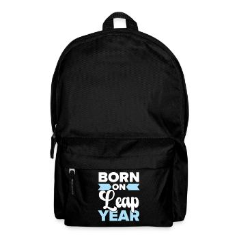 Happy Birthday Leap Year February 29 Leap Day - Backpack - black - Front
