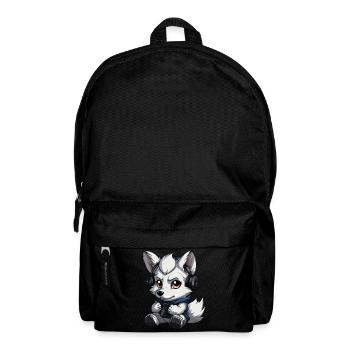 Cute Wolf Player Gaming Wolf Lover - Backpack - black - Front