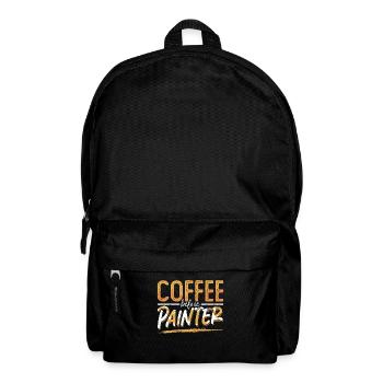 Painter Coffee Before Craftsmanship Coffee Lover - Backpack - black - Front