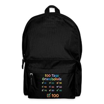 Happy 100 Day School Celebration Party - Backpack - black - Front
