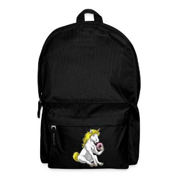 Einhorn Donut - Rucksack - Schwarz - Vorne