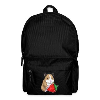 Hamster Fraise - Sac à dos - noir - Devant