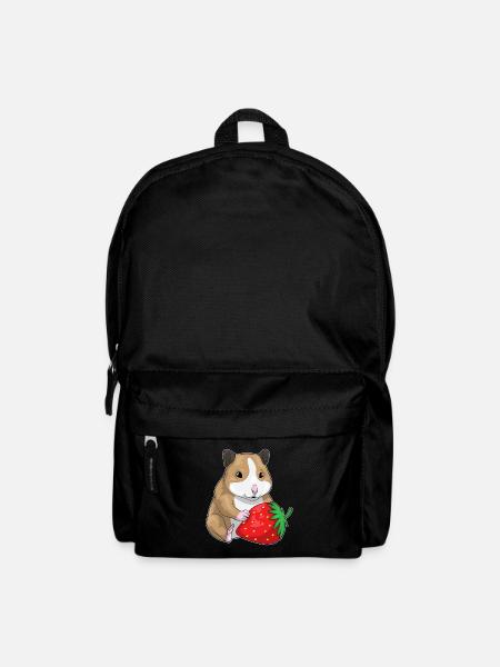 Hamster Fraise - Sac à dos - noir