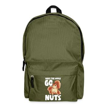 Squirrel - Backpack - olive green - Front