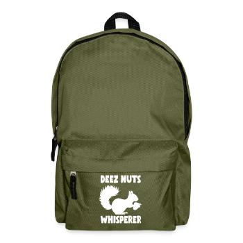 Squirrel Deez Nuts Whisperer - Rucksack - Olivgrün - Vorne