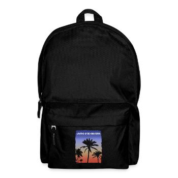 Émirats arabes unis Souvenir de vacances au coucher du soleil - Sac à dos - noir - Devant