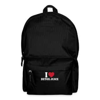 Ich Liebe Detox Saft - Rucksack - Schwarz - Vorne
