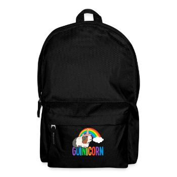 Cochon d’Inde Arc-en-ciel LGBTQ - Sac à dos - noir - Devant